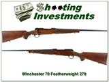 Winchester 70 Classic Featherweight 270 Win - 1 of 4
