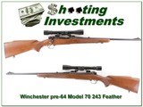 Winchester 70 pre-64 243 Win Featherweight - 1 of 4