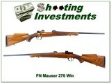 FN Mauser 270 Winchester Exc Cond - 1 of 4