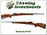 Weatherby FN 1952 made 257 Wthy Mag - 1 of 4