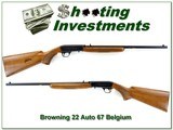 Browning 22 Auto 67 Belgium in Exc Cond! - 1 of 4