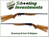 Browning 22 Auto 70 Belgium in Exc Cond! - 1 of 4