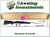 Winchester Model 70 New Haven made Stainless 7mm-08 ANIB! - 1 of 4