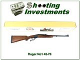 Ruger No.1 Tropical in 45-70 in box! - 1 of 4