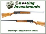 Browning Sweet Sixteen 63 Belgium near new! - 1 of 4