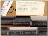 CZ 527 Carbine 223 Rem 18.5" Walnut unfired in box - 4 of 4