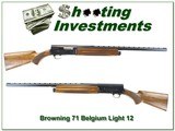 Browning A5 Light 12 71 Belgium 26in IC MINT! - 1 of 4