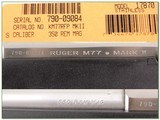 Ruger 77 Mark II Stainless RARE 350 Remington NIB - 4 of 4