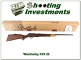 Weatherby XXII 22 Bolt action Anschutz NEW in BOX! - 1 of 4