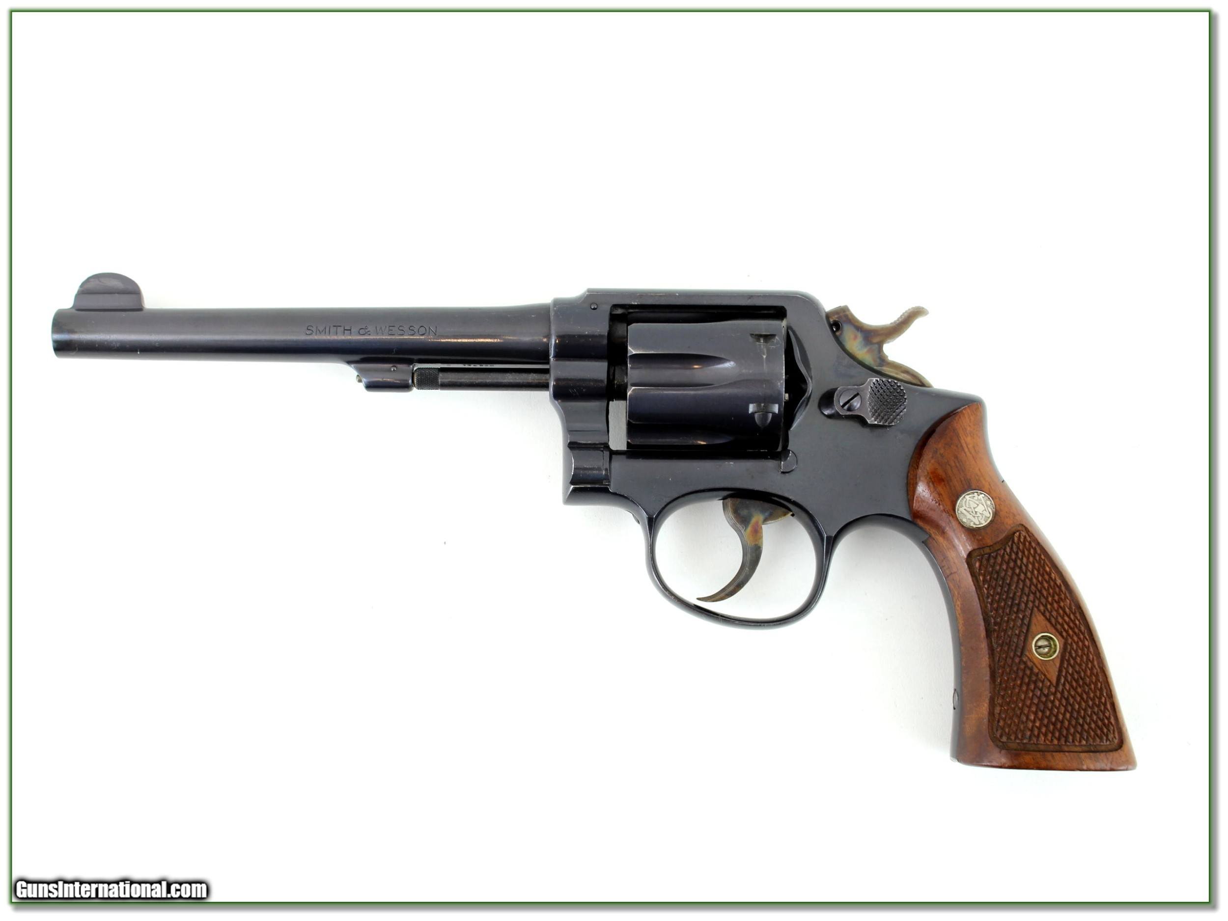 1950 Smith & Wesson Pre Model 10 5-screw 38 Special 6” barrel