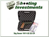 Sig Sauer 1911-22 Olive Drab Exc Cond in case - 1 of 4