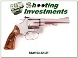 Smith & Wesson Model 63 22 LR 4in Stainless - 1 of 4