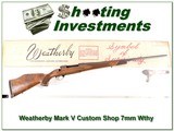 Weatherby Mark V Custom Shop 7mm Wthy - 1 of 4