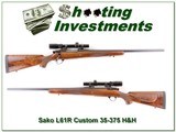 Sako L61R Custom 35-375 H&H Magnum Burris scope - 1 of 4