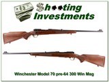 Winchester 70 pre-64 1962 RARE 300 Win Mag NEW CONDITION! - 1 of 4