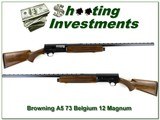 Browning A5 73 Belgium Magnum 12 Ga Exc Cond - 1 of 4