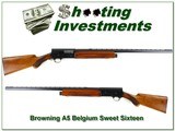 Browning A5 63 Belgium Sweet Sixteen VR Modified Exc Cond! - 1 of 4
