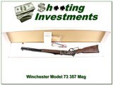 Winchester Model 1873 Short Rifle 357 Mag Case Hardened NIB - 1 of 4