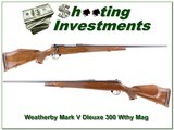 Weatherby Mark V Deluxe 300 Wthy Magnum - 1 of 4