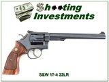 Smith & Wesson 17-4 8 3/8" Barrel 22LR Target Pinned Exc Cond - 1 of 4