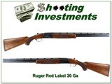 Ruger Red Label 20 gauge Exc Wood! 26in Skeet - 1 of 4