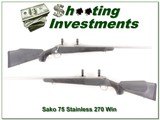 Sako 75 All-Weather Stainless 270 Win Exc Cond - 1 of 4
