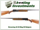 Browning A5 20 Magnum 69 Belgium Vent Rib Mod - 1 of 4