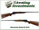 Winchester Model 63 22LR made in 1956 - 1 of 4