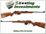 Walther KKJ-HO 22 Hornet Exc Cond! - 1 of 4