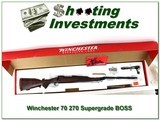 Winchester Model 70 Supergrade 270 Win Boss as new! - 1 of 4