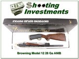 Browning Model 12 28 Gauge excellent wood ANIB - 1 of 4