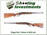 Highly Custom Ruger No.1 458 Lott - 1 of 4