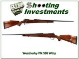 Weatherby FN 1956 made 300 Wthy Mag collector! - 1 of 4