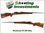 Weatherby FN 1958 made 300 Wthy Mag collector! - 1 of 4