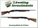 Browning Model 42 410 Bore unfired nice wood! - 1 of 4