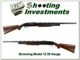 Browning Model 12 20 Ga looks new nice wood! - 1 of 4