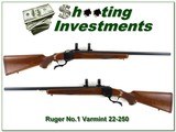 Ruger No.1 Red Pad Varmint in 22-250 - 1 of 4