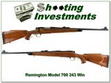 Remington 700 early 1970 made BDL in 243 Winchester - 1 of 4