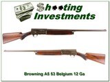 Browning A5 53 Belgium 12 Gauge - 1 of 4