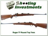 Ruger 77 Red Pad Round Top in hard to find 7mm Light Sporter - 1 of 4