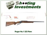 Ruger No.1 B new, unfired in box in 223 Remington - 1 of 4