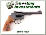 Smith & Wesson 48-7 22 Magnum Exc Cond 6in Blued - 1 of 4
