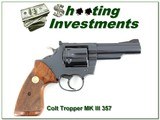 Colt Trooper MK III 357 Magnum 4in Exc COnd - 1 of 4