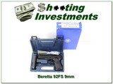 Beretta 92FS NIB 9mm 2 magazines - 1 of 4