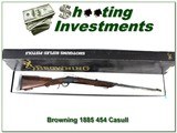 Browning 1885 High Wall 28in in hard to find 454 Casull in box - 1 of 4