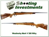 Weatherby Mark V Deluxe 300 Wthy SPECTACULAR Wood! - 1 of 4