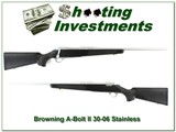 Browning A-bolt II Stainless Stalker 30-06 about new! - 1 of 4
