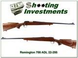 Remington 700 early ADL in 22-250 collector - 1 of 4