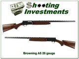 Browning A5 Light 20 Ga 28in Vent Rib - 1 of 4