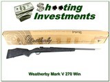 Weatherby Mark V Accumark Lightweight 270 Win - 1 of 4